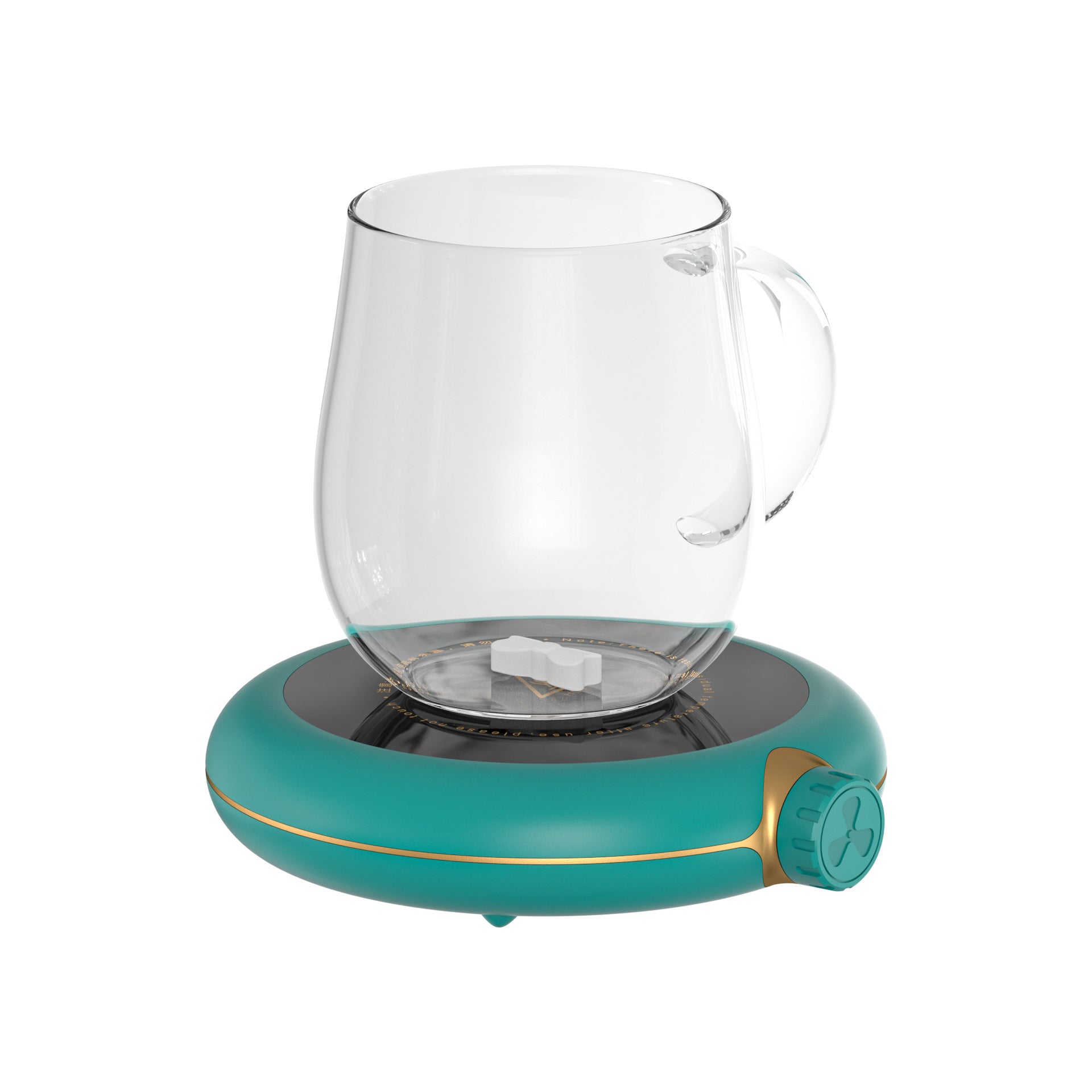 Upgraded Heated Stirring Mug Coaster for Office Use