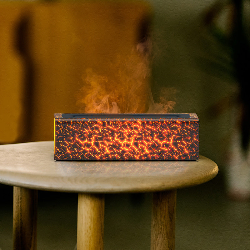 USB Aroma Diffuser with Colorful Flame Effect