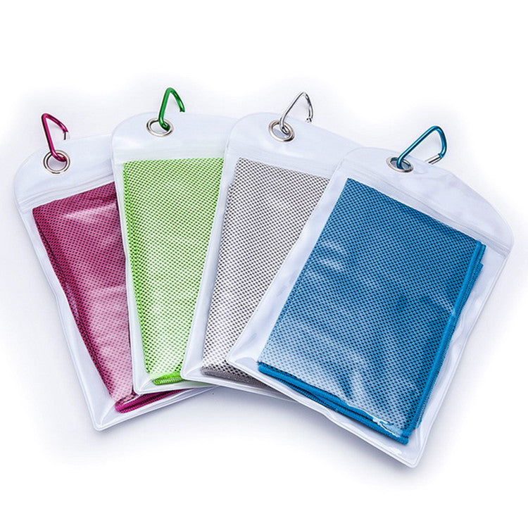 Microfiber Cooling Towel for Sports and Sweat Absorption