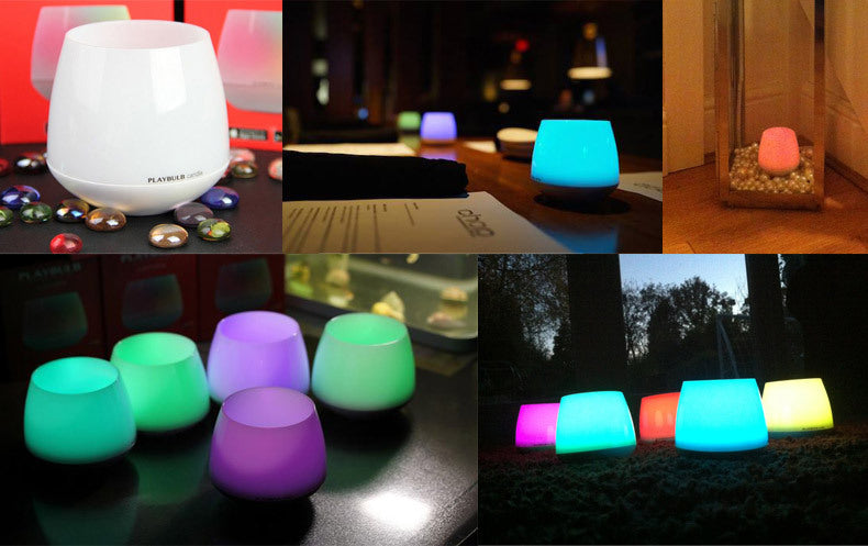 Coastal-beach Color-Changing LED Candle