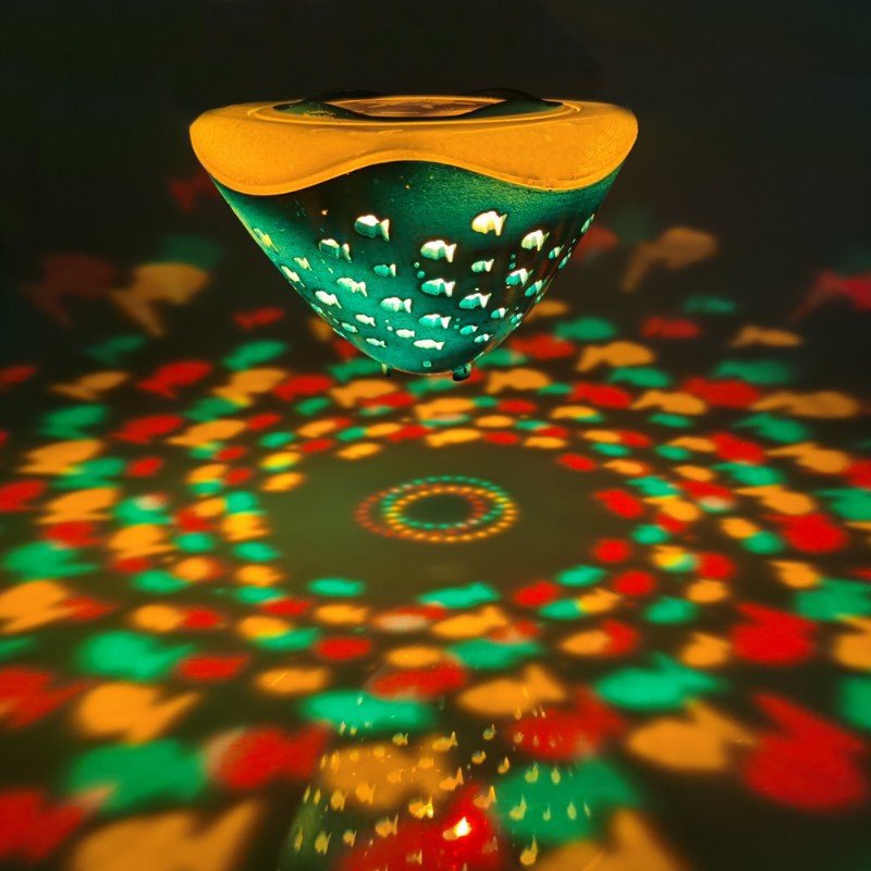 2022 Smart Colorful LED Fish Projector Pool Light