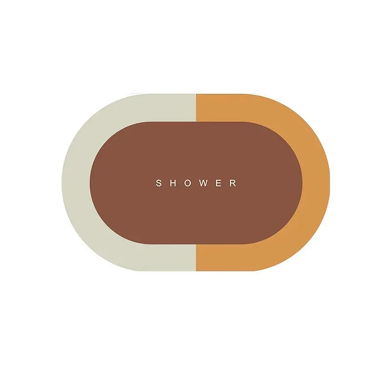 Lightweight Polyester Bathroom Doormat 15.7x23.6in