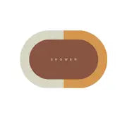 Lightweight Polyester Bathroom Doormat 15.7x23.6in