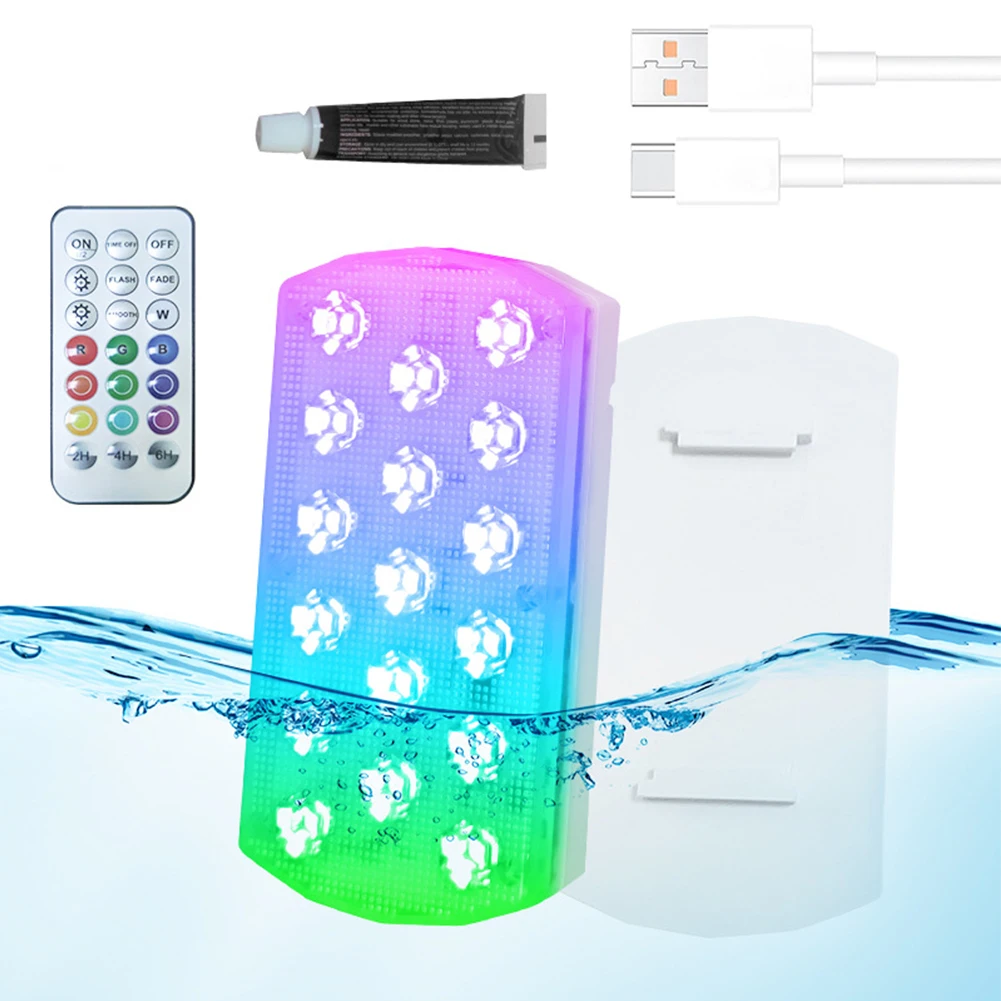 LED Remote Control Colorful Pool and Aquarium Lights