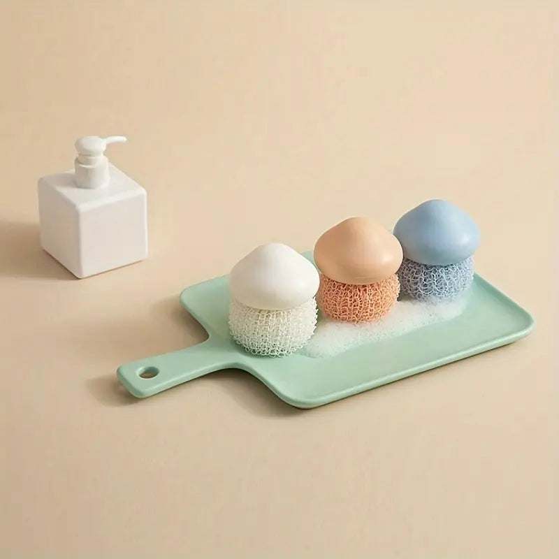 Multifunctional Cloud Nylon Dishwashing Brush (1pc)