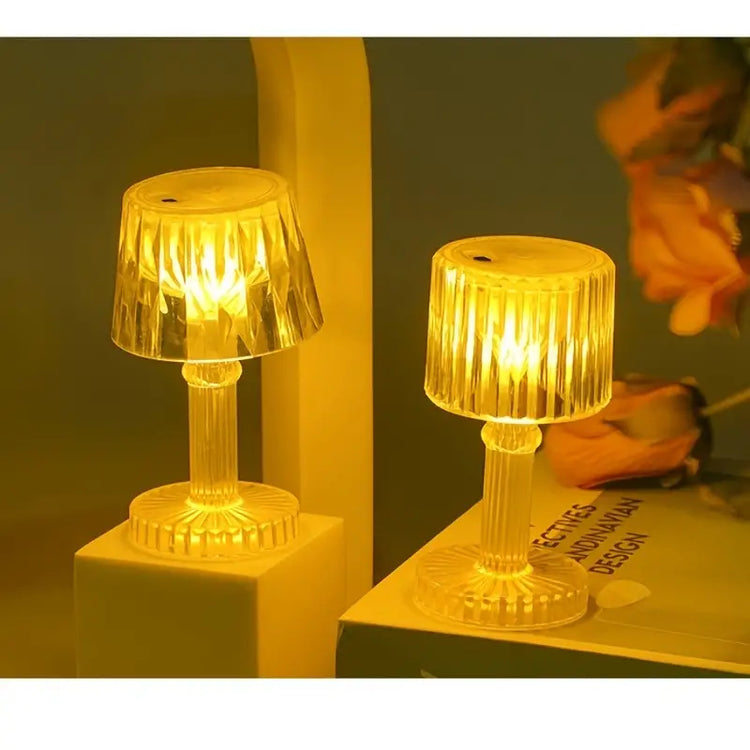 AquaHaven Decor creative night light illuminating a cozy room decor with colorful LED lights, batteries included for easy use.