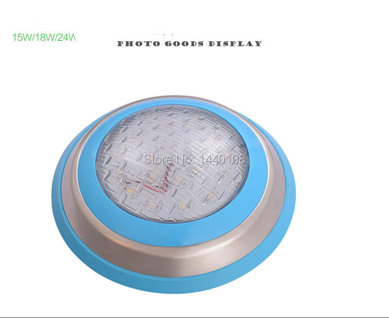 15W 230mm LED Pool Lights with Remote Control (5pcs)