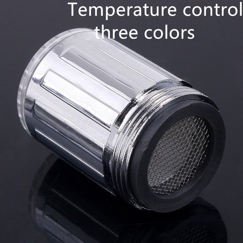 Intelligent LED Temperature-Sensitive Faucet Shower