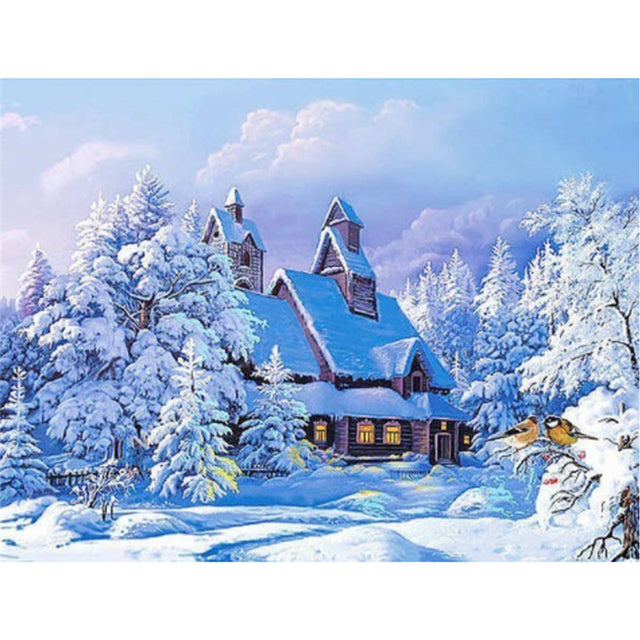5D Diamond Painting Needlework Landscape Home Decor