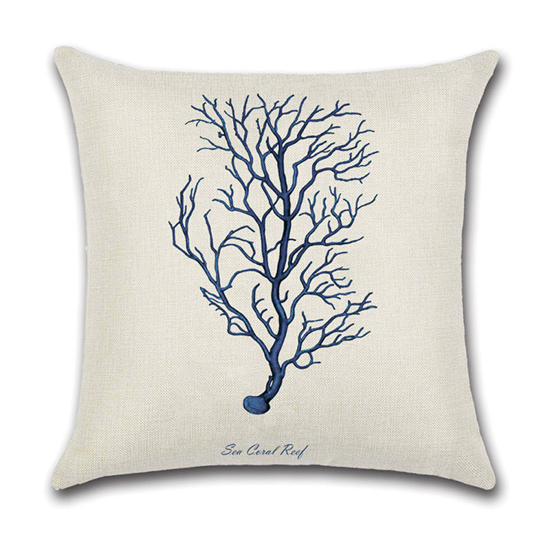 Linen Forest Fairy Tale Throw Pillow Cover for Home Decor