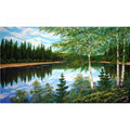 Water Tree Mosaic Diamond Painting Artwork
