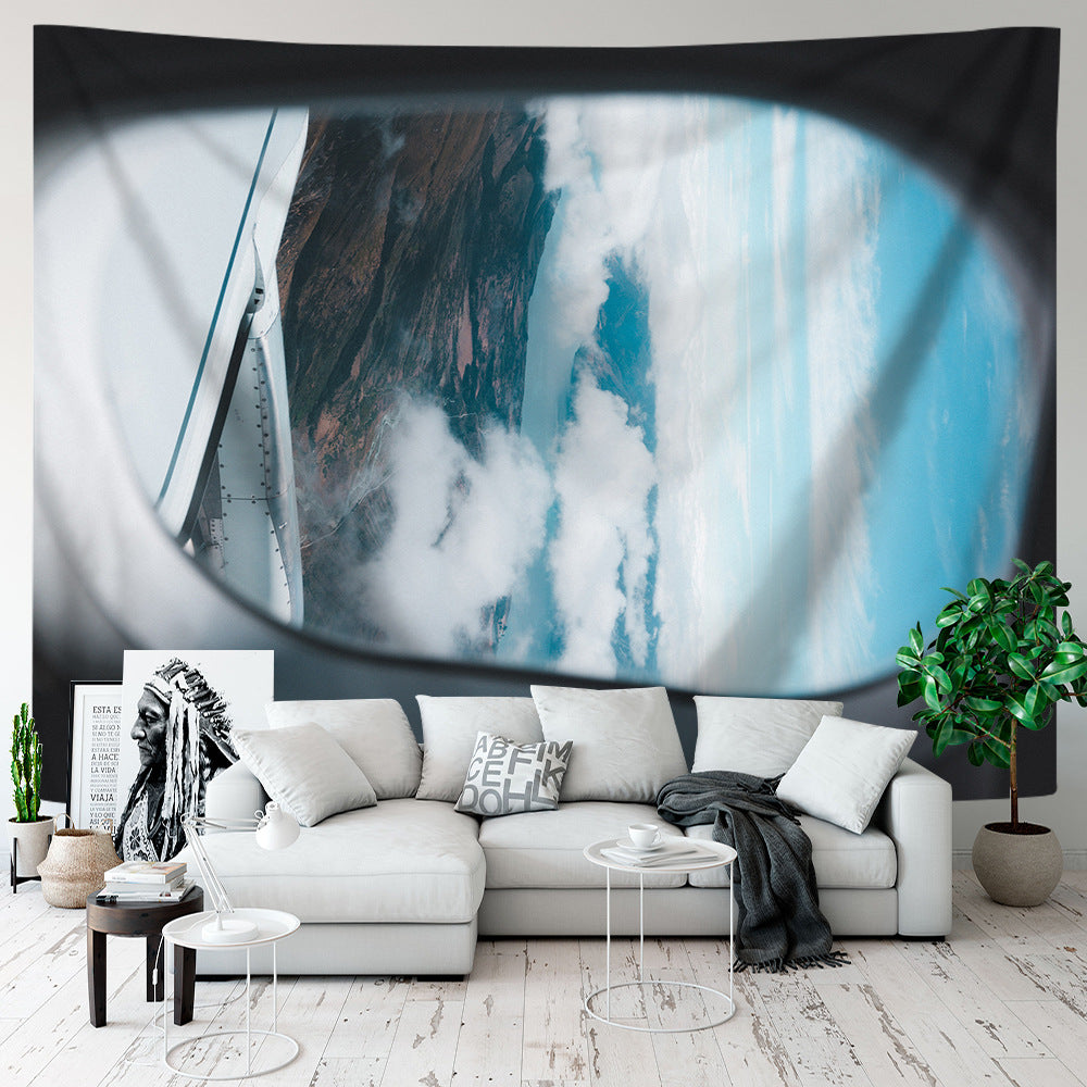 Fresh Scenic Printed Fabric for Room Makeover Background