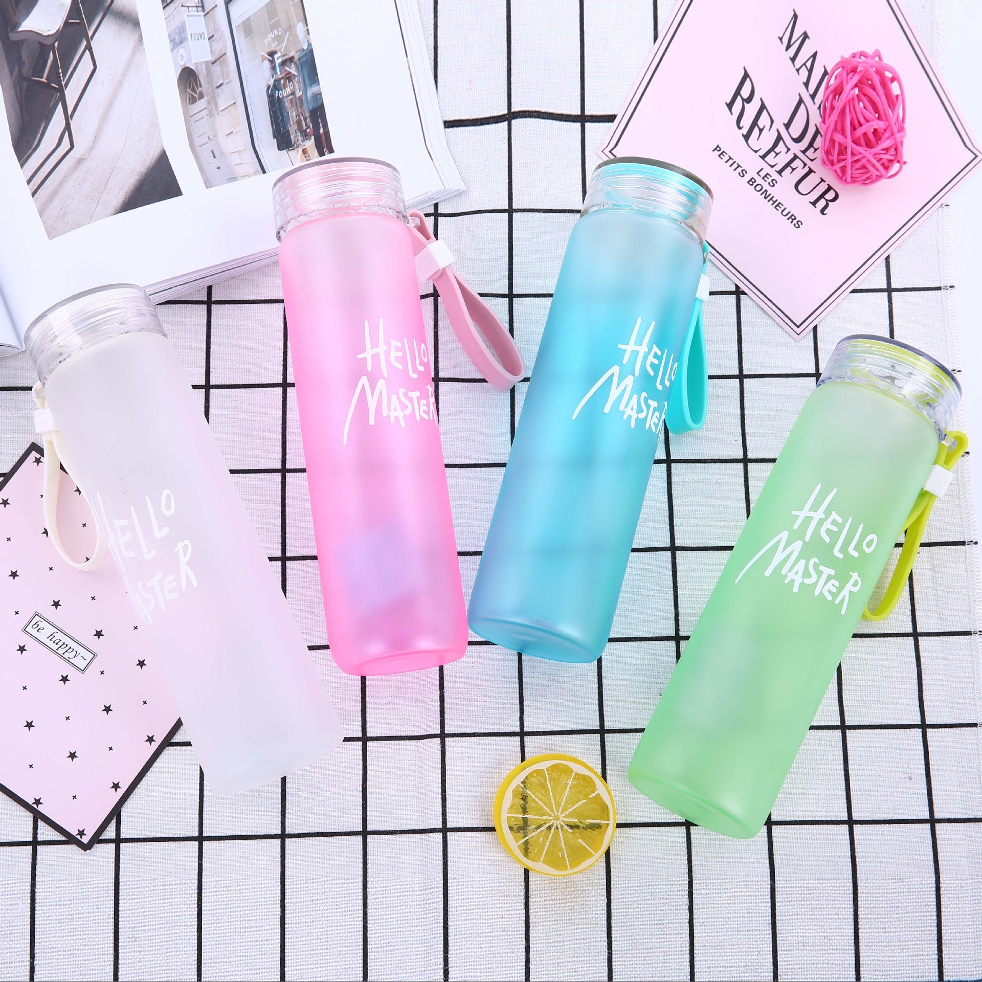 Colorful Glass Cup, Drinkware, Mug