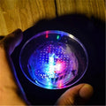 LED Light-Up Coaster, Round Flashing, Advertising Use