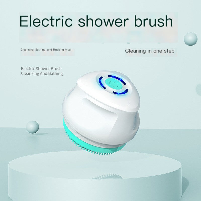 5-in-1 Waterproof Electric Bath Brush with Long Handle