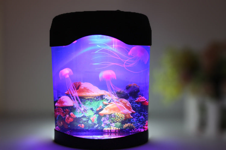 Jellyfish Aquarium Lamp — Ocean Decor for Home & Airbnb