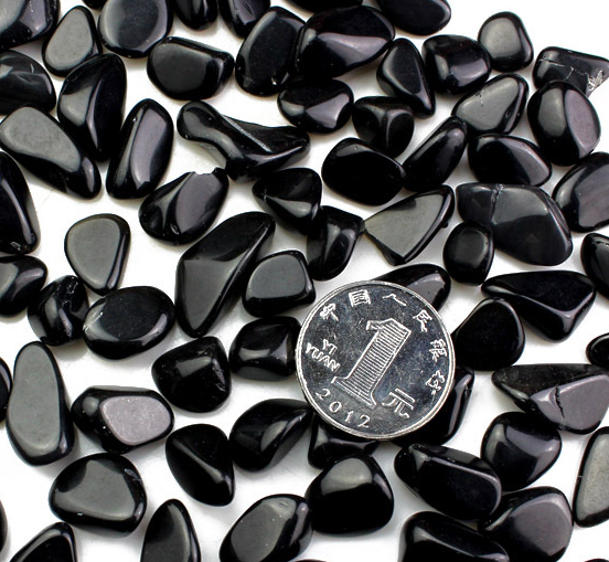 Natural Black Obsidian Gravel for Aquariums
