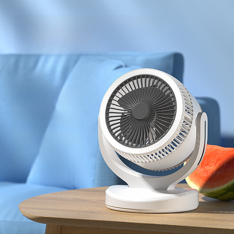 New Desktop Wall-Mounted Silent Fan with Light