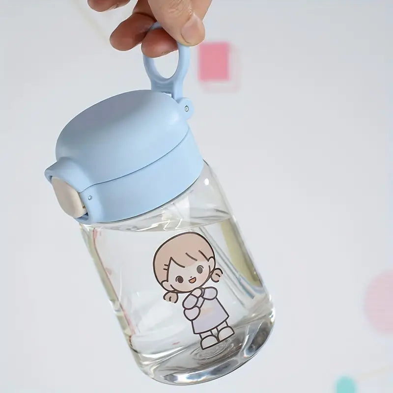 Water Bottle and Bouncing Plastic Cup for Outdoors