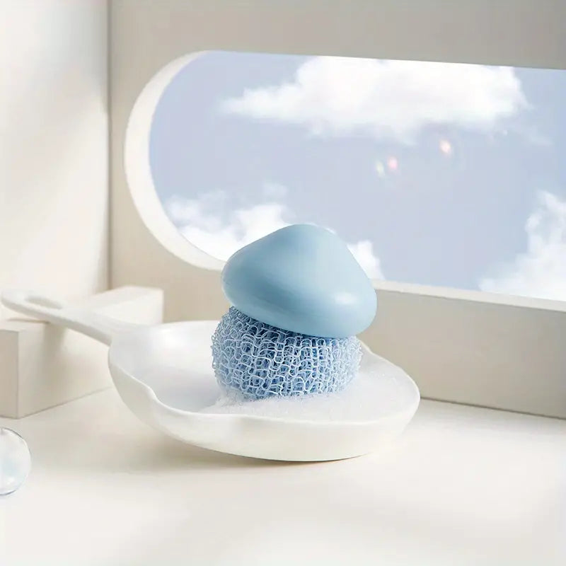 Multifunctional Cloud Nylon Dishwashing Brush (1pc)