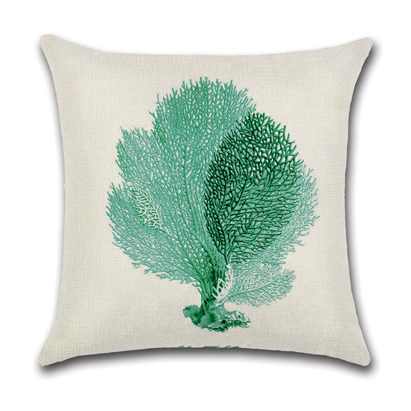 Linen Forest Fairy Tale Throw Pillow Cover for Home Decor