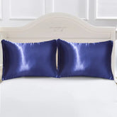 AquaHaven Decor soft satin pillowcases set of 2 with smooth, shiny fabric, perfect for luxurious bedroom decor, pillow insert not included.