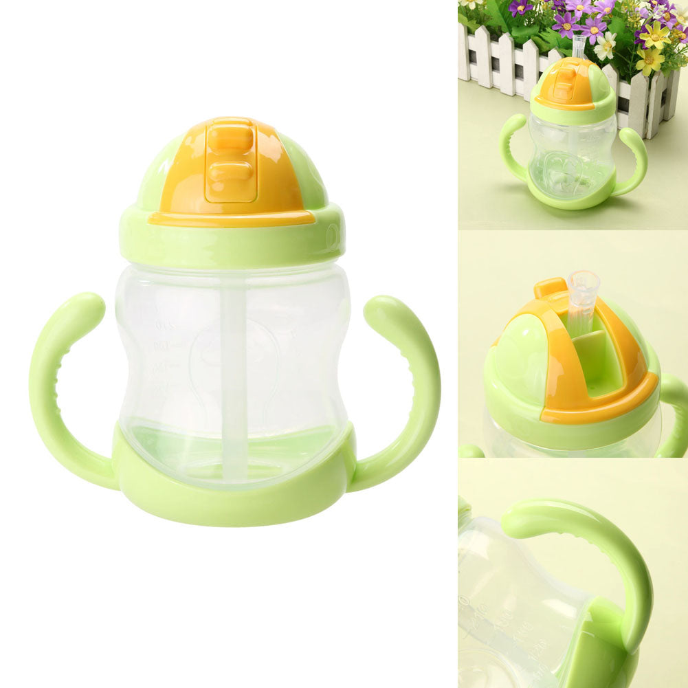 280ml Children's Training Straw Cup - Horn Shape