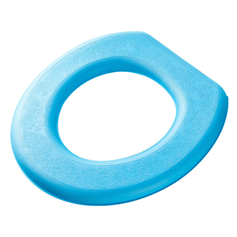 Thick EVA Waterproof Toilet Seat Cover, Adjustable Fit