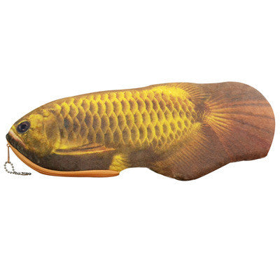 3D Goldfish Plush Pencil Case - Large Capacity Design