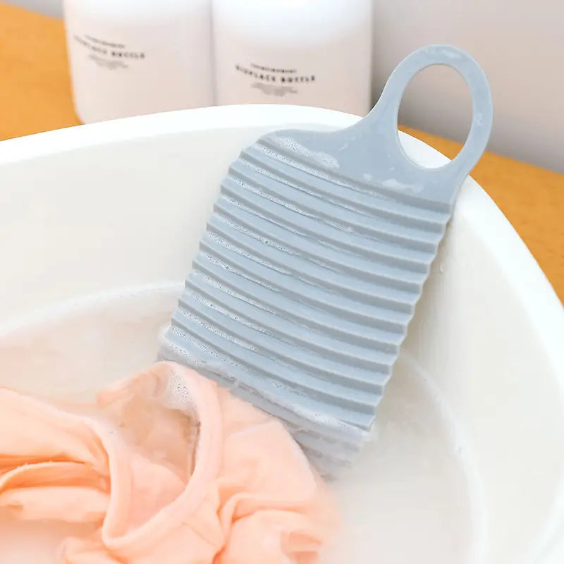 Mini Portable Plastic Hand-Held Laundry Washboard