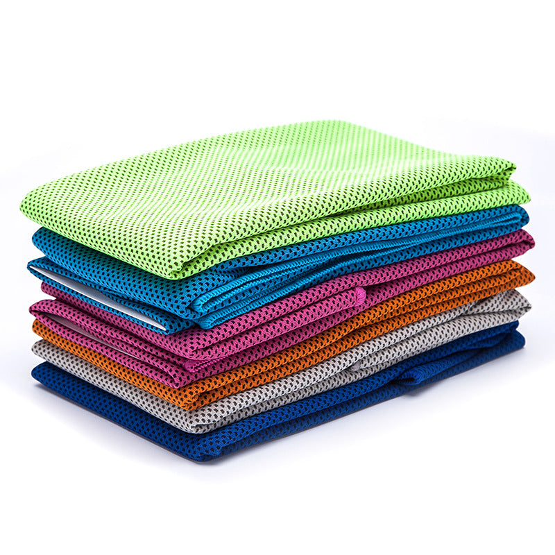 Microfiber Cooling Towel for Sports and Sweat Absorption