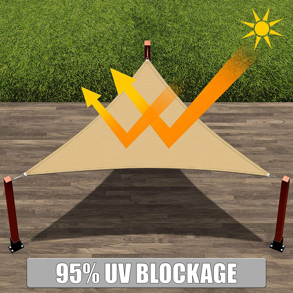 Triangle Waterproof Shade Sail for Outdoor Protection
