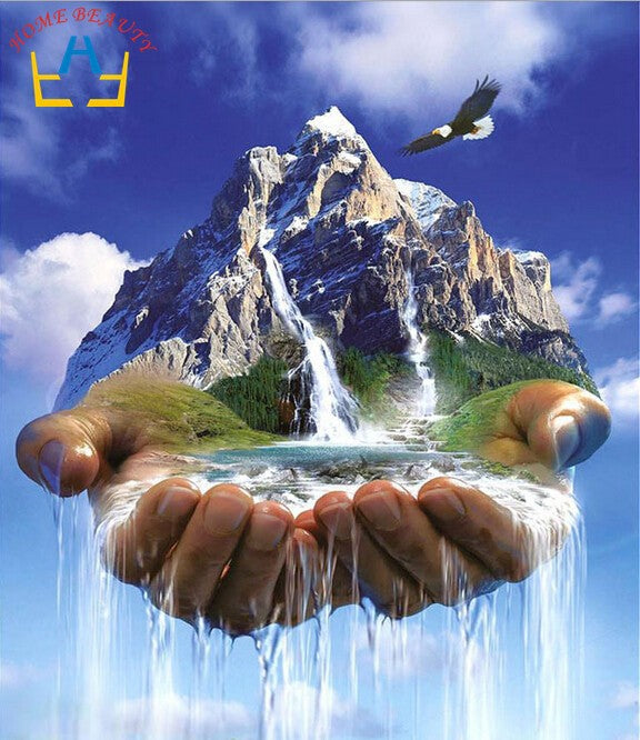 "Handheld Iceberg Diamond Painting Decorative Art"