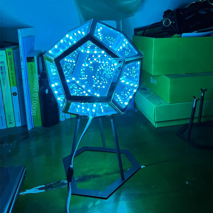 Infinity Dodecahedron Colorful Night Light Art Lamp