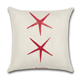 Linen Forest Fairy Tale Throw Pillow Cover by AquaHaven Decor featuring woodland scene, perfect for home decor accents