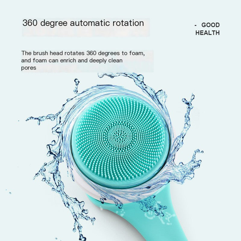 5-in-1 Waterproof Electric Bath Brush with Long Handle