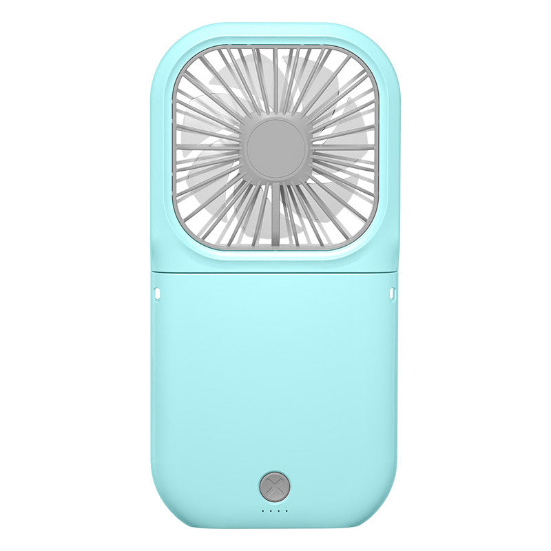 Portable Neck-Hanging Folding Fan for Office Use