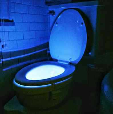 LED Toilet Seat Light with Dual Sensors and Waterproof