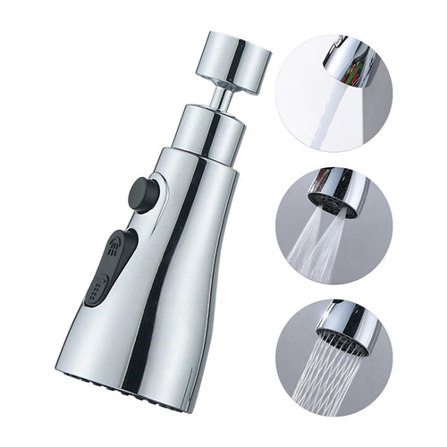 360° Kitchen & Bathroom Faucet Sprayer for Home & Airbnb