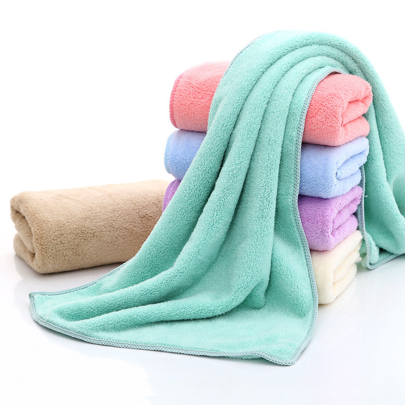 Coral Fleece Microfiber Towels for Beauty Gifts (35*75cm)