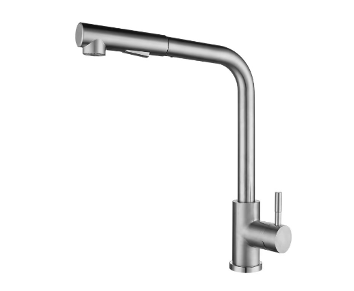 Modern Coastal Kitchen Faucet — Retractable Gourmet Style