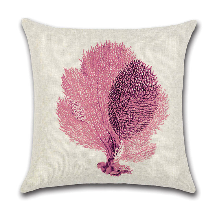 Linen Forest Fairy Tale throw pillow cover by AquaHaven Decor featuring woodland forest design for home decor.