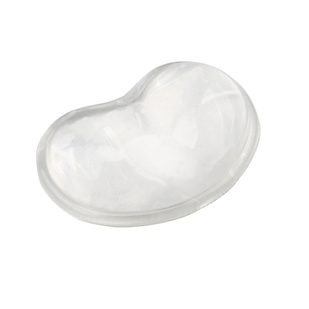 Heart-Shaped Crystal Silicone Wrist Mouse Pad for Office