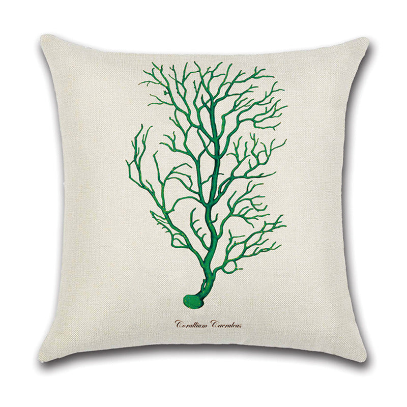 Linen Forest Fairy Tale Throw Pillow Cover for Home Decor