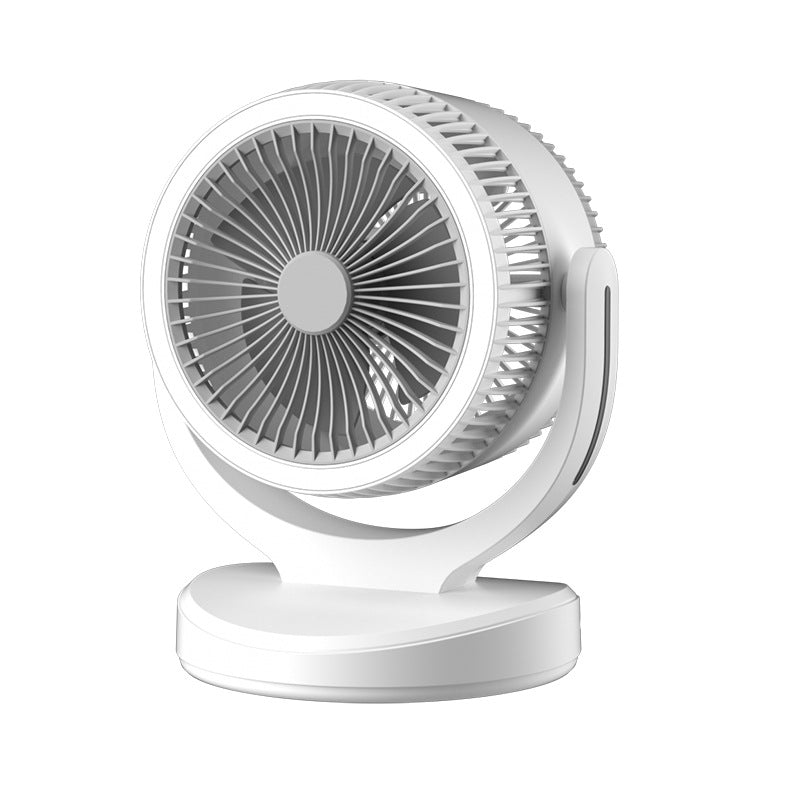 New Desktop Wall-Mounted Silent Fan with Light