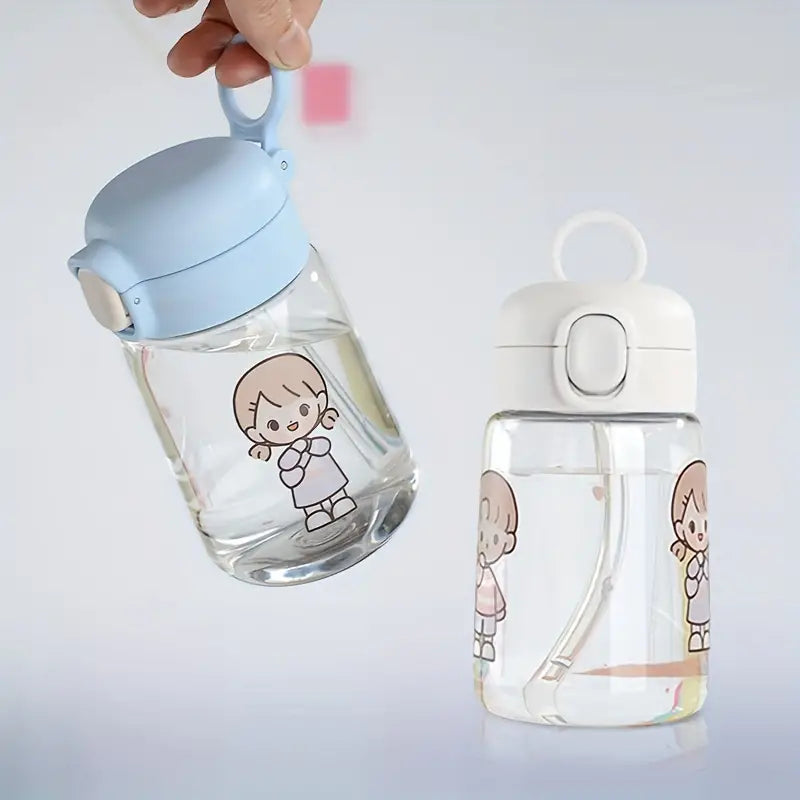 Water Bottle and Bouncing Plastic Cup for Outdoors