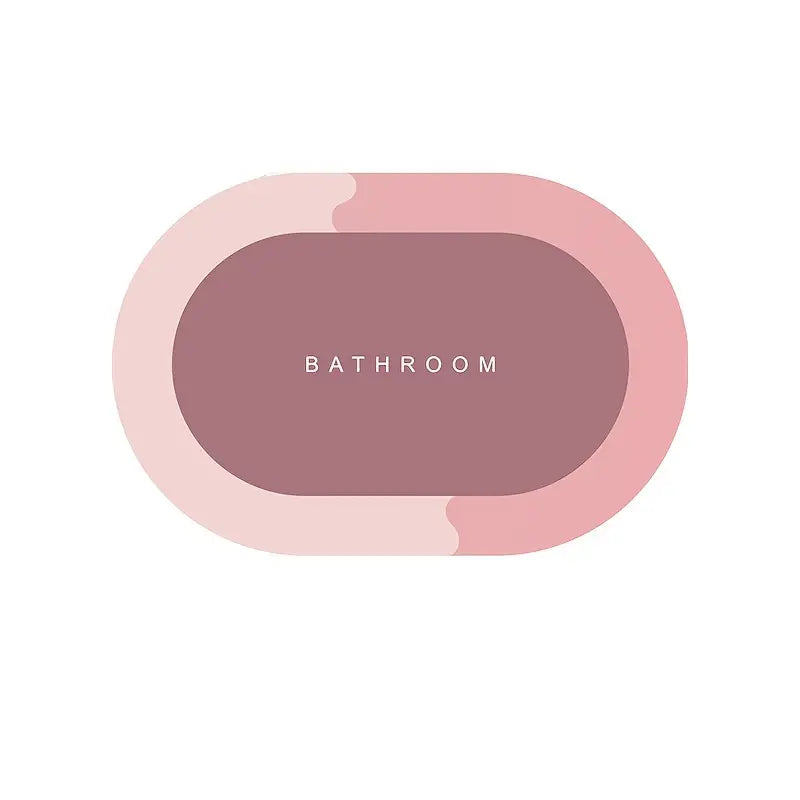 Lightweight Polyester Bathroom Doormat 15.7x23.6in