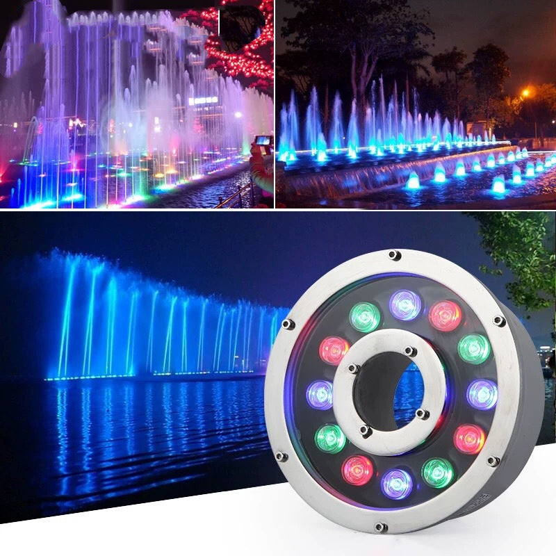 IP65 Waterproof Multi-Color LED Fountain Light
