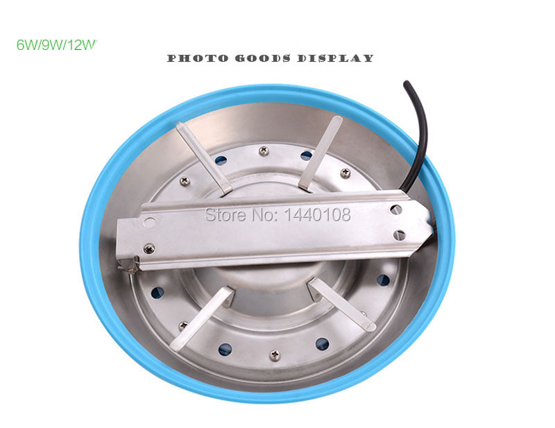 15W 230mm LED Pool Lights with Remote Control (5pcs)