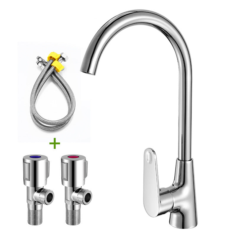 Hot and Cold Water Kitchen Sink Faucet